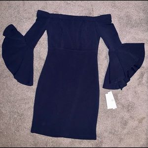 Slim Social Navy Blue Dress - Size 3